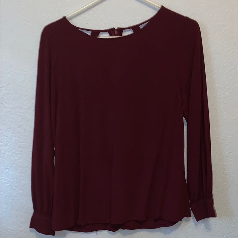 Maroon long sleeve